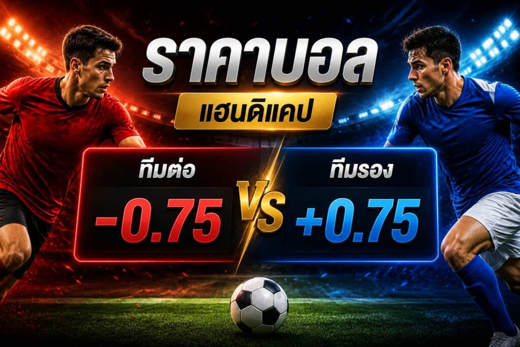 ราคาบอล แฮนดิแคป +-